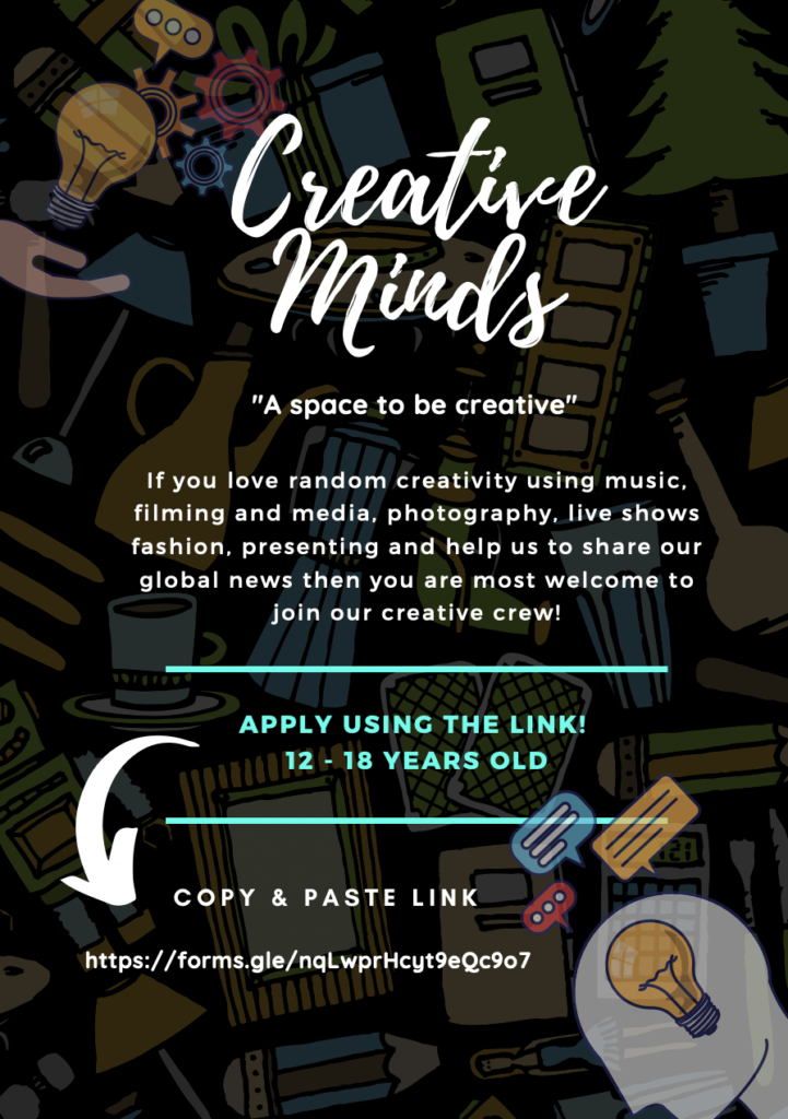 Creative Minds Space event poster
