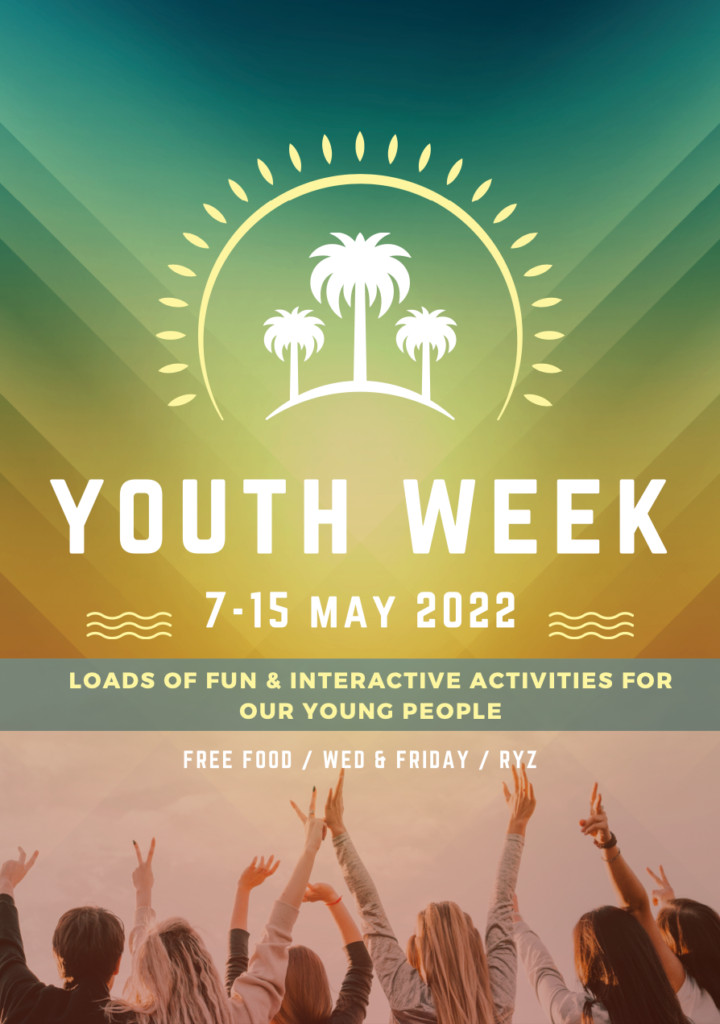 YOUTH WEEK event poster